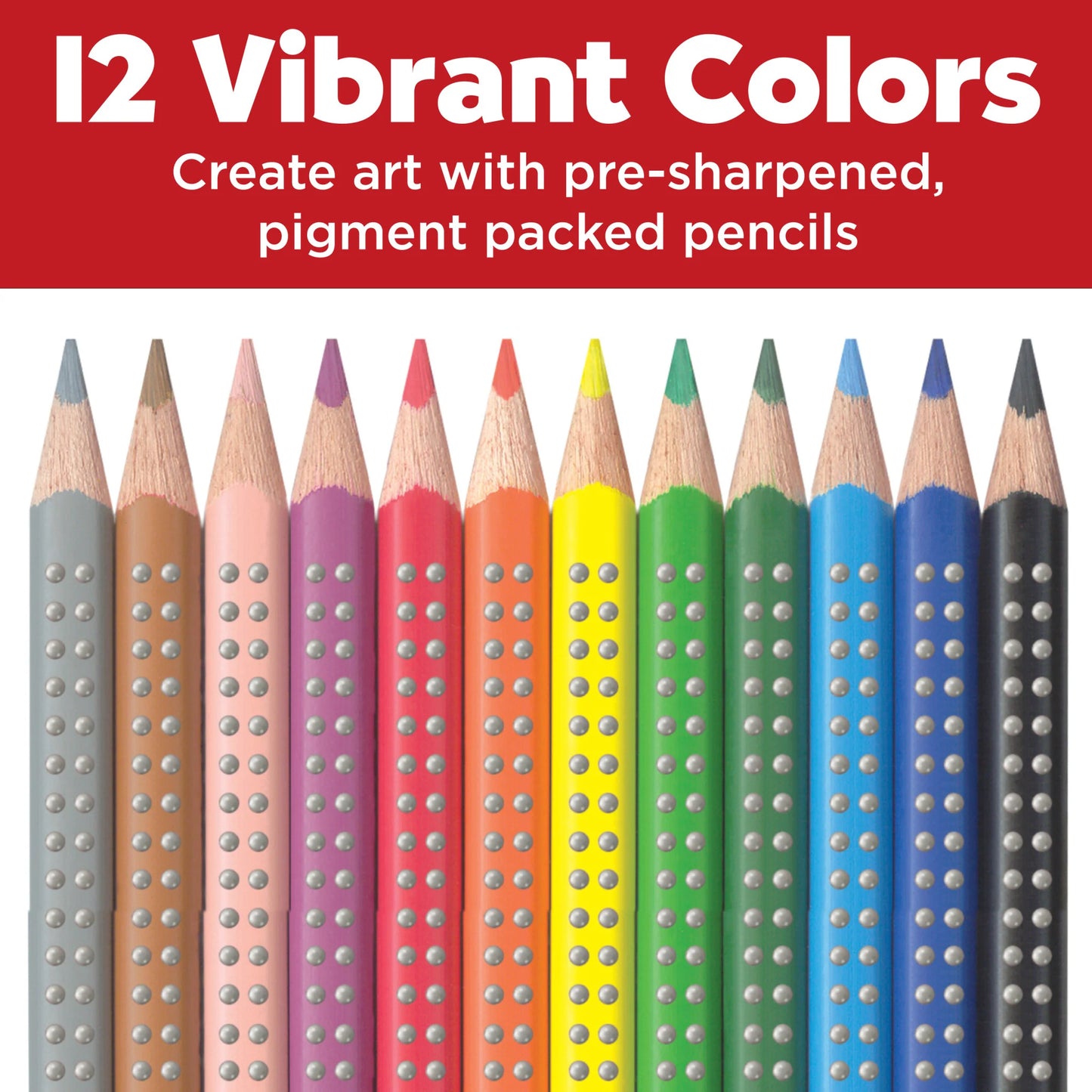 12ct GRIP Colored EcoPencils