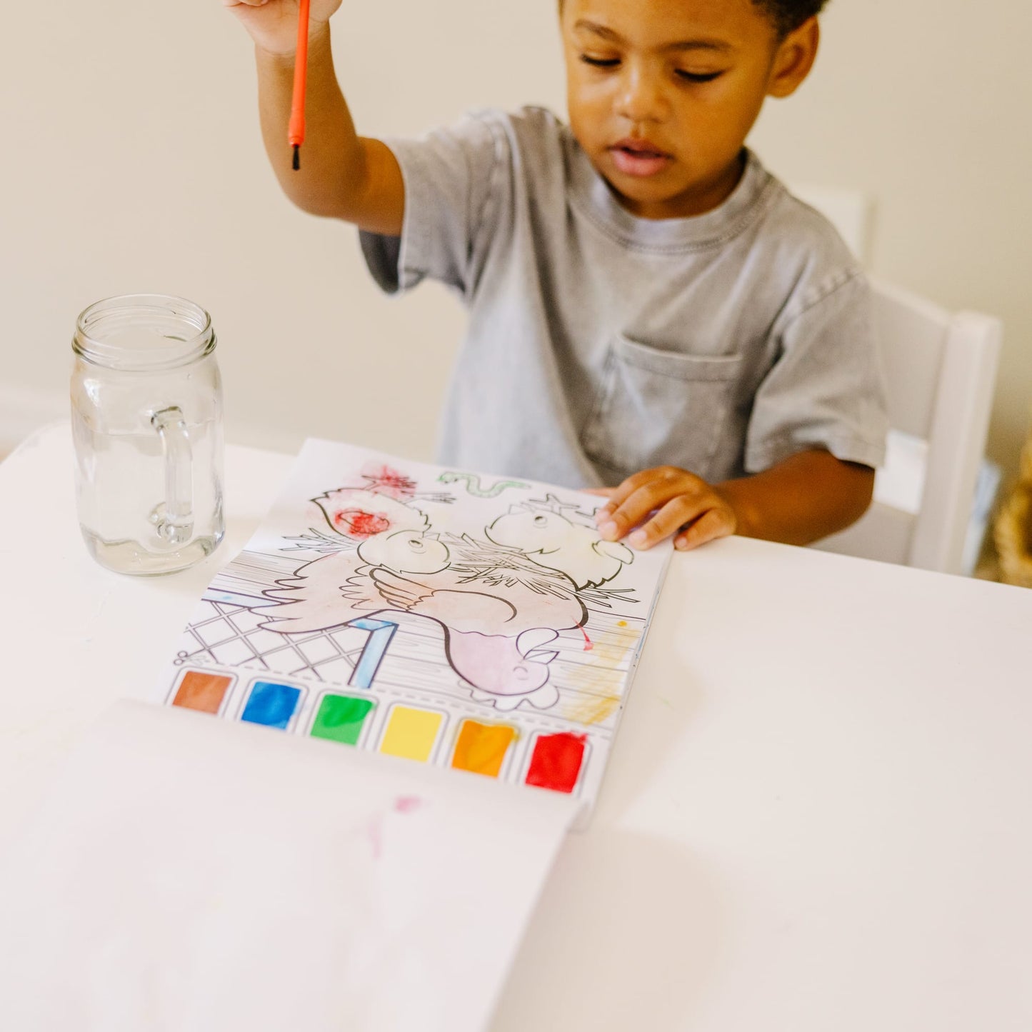 Farm Animals Paint with Water