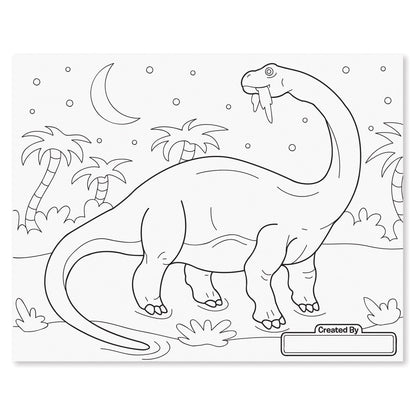 Jumbo Coloring Pad - Blue