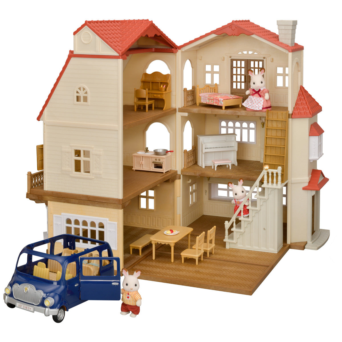 Red Roof Grand Mansion Gift Set -Calico Critters