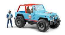 Bruder 02541 Jeep Cross Country Racer Blue w/ Driver 18.10.10