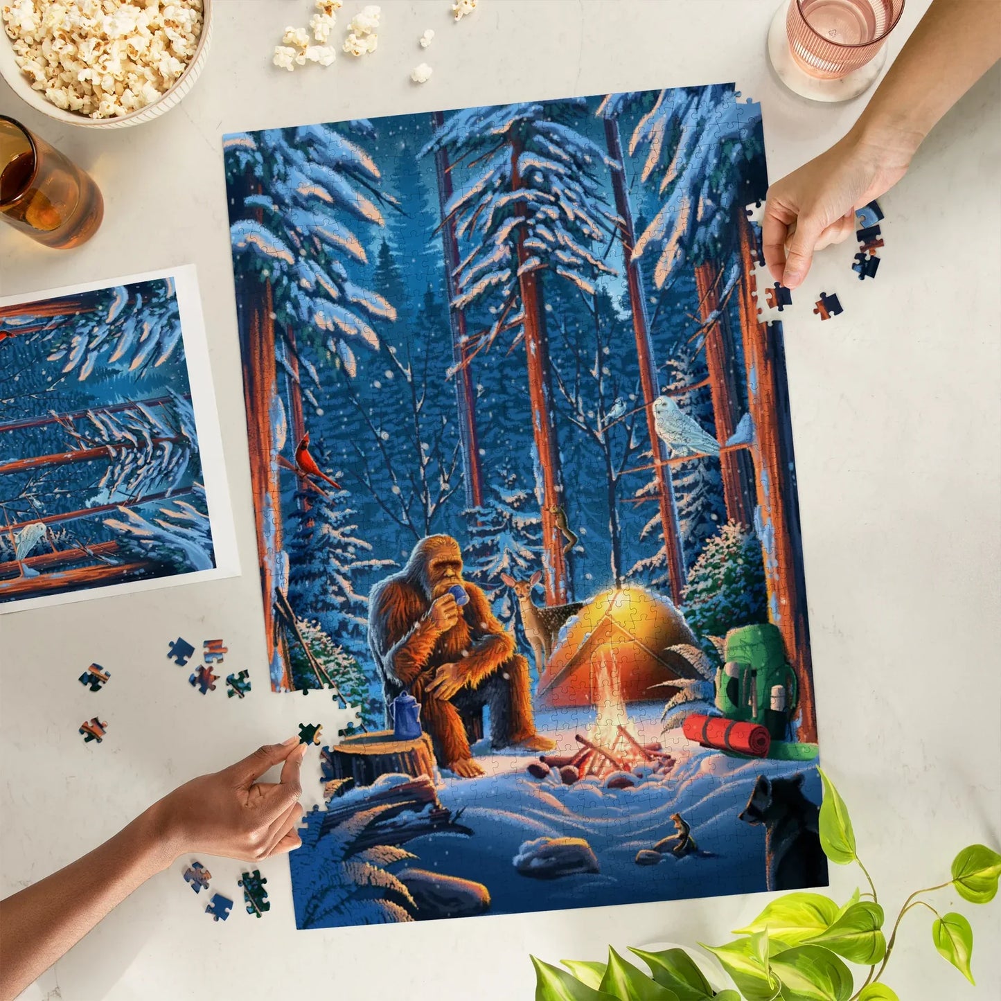 Inner Squatch, Camping Bigfoot 1000pc