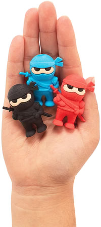 Ninja Erasers (Set of 3)