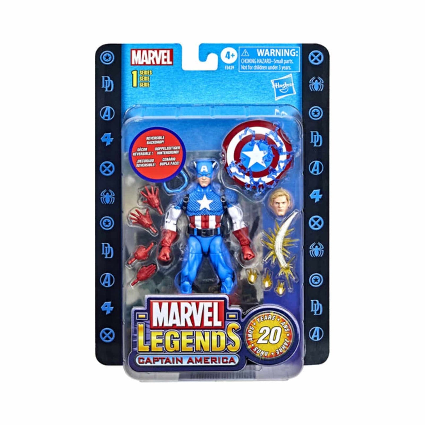Marvel Legends Retro Captain America 6" Action Figure