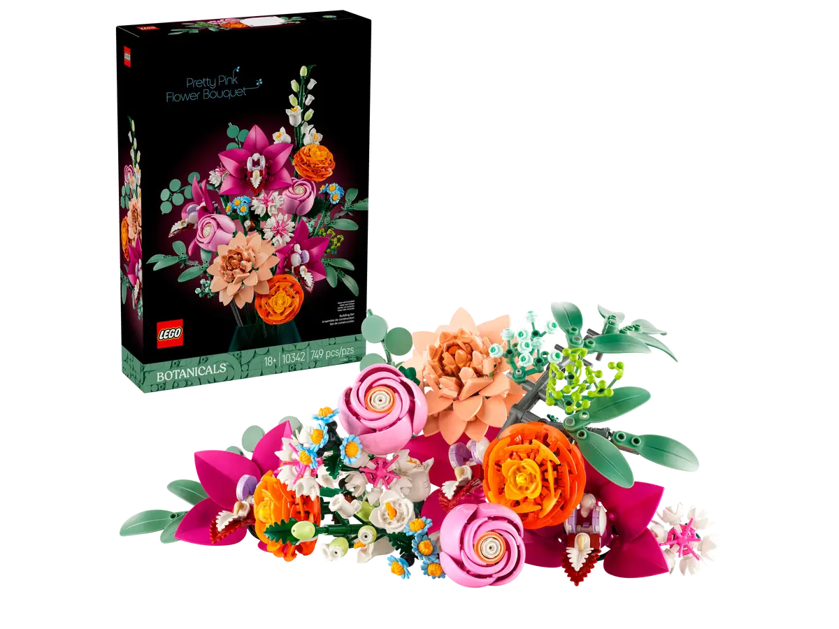LEGO® Botanicals Pretty Pink Flower Bouquet (10342)
