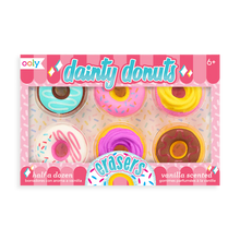 Dainty Donuts: Vanilla Scented Puzzle Erasers (Set of 6)