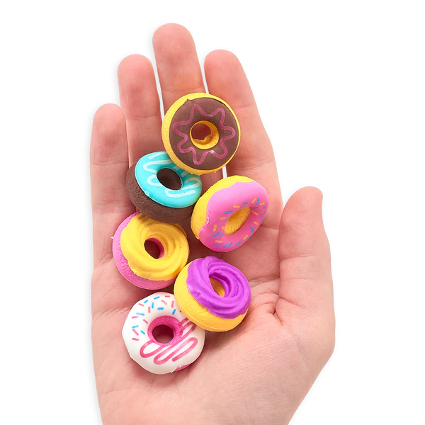Dainty Donuts: Vanilla Scented Puzzle Erasers (Set of 6)