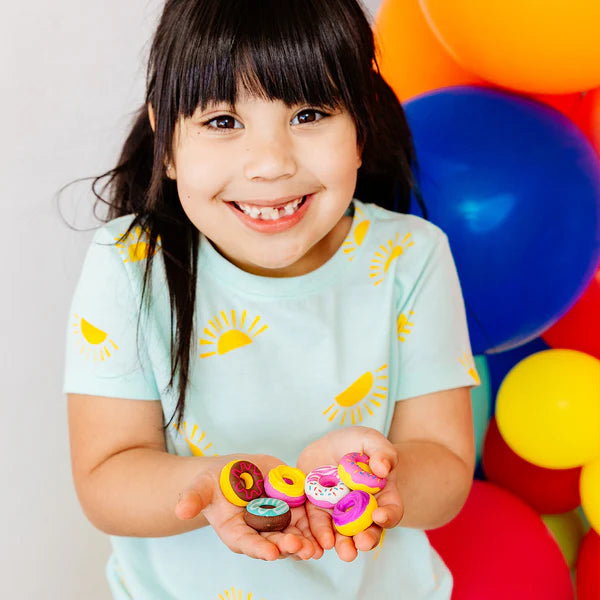 Dainty Donuts: Vanilla Scented Puzzle Erasers (Set of 6)