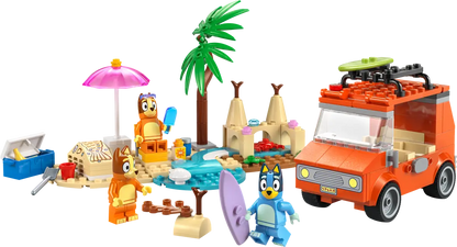 LEGO® Bluey Bluey's Beach & Family Car Trip (11202)