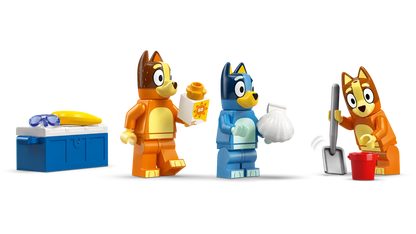 LEGO® Bluey Bluey's Beach & Family Car Trip (11202)