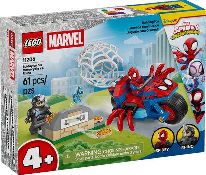 LEGO® Marvel Spidey on his Motorcycle vs. Rhino (11206)
