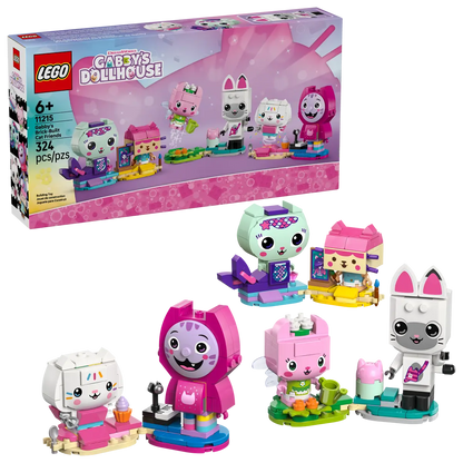 LEGO® Gabby's Dollhouse Gabby's Brick-Built Cat Friends (11215)