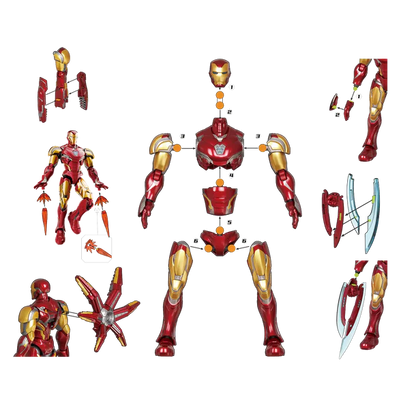 BLOKEES Marvel Champion Infinity Saga Iron Man MK85 EX CC-EX01