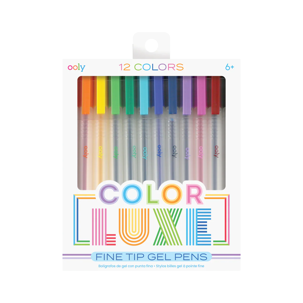 Color Luxe: Fine Tip Gel Pens (Set of 12)