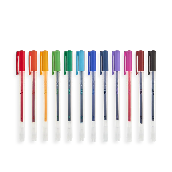 Color Luxe: Fine Tip Gel Pens (Set of 12)