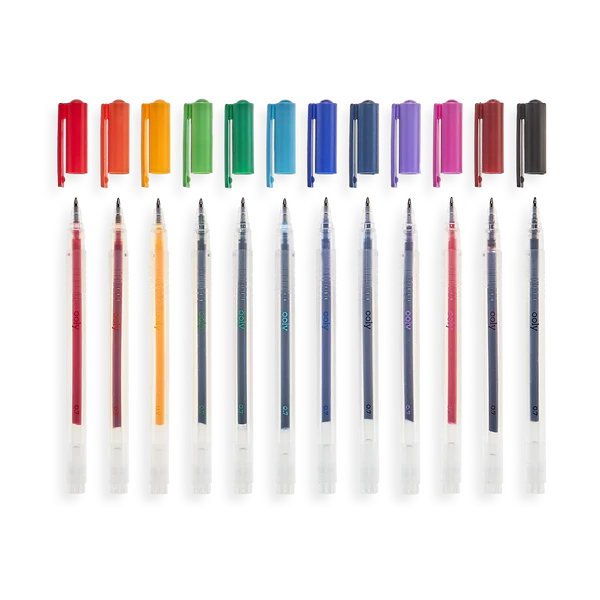 Color Luxe: Fine Tip Gel Pens (Set of 12)