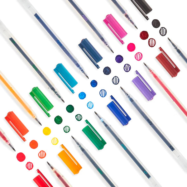 Color Luxe: Fine Tip Gel Pens (Set of 12)