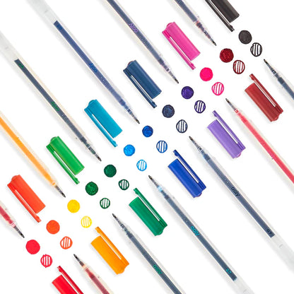 Color Luxe: Fine Tip Gel Pens (Set of 12)