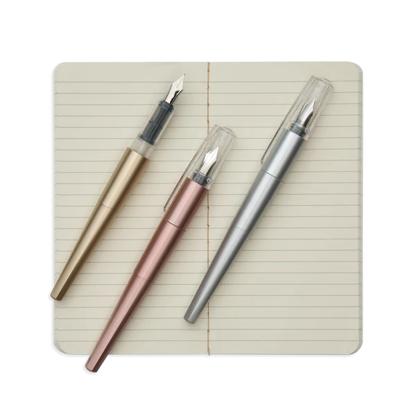 Modern Script: Black Ink Fountain Pens & Journal