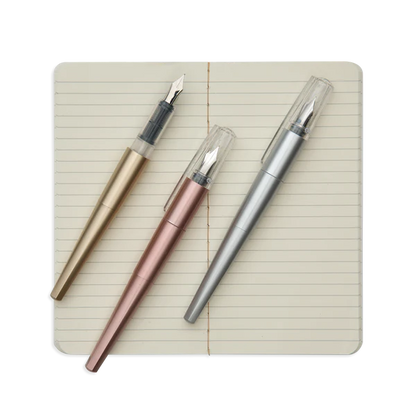 Modern Script: Black Ink Fountain Pens & Journal