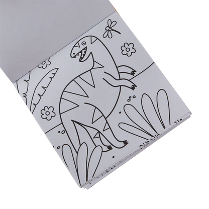 Carry Along Crayon & Coloring Book Kit -  Dinoland
