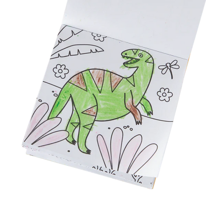 Carry Along Crayon & Coloring Book Kit -  Dinoland