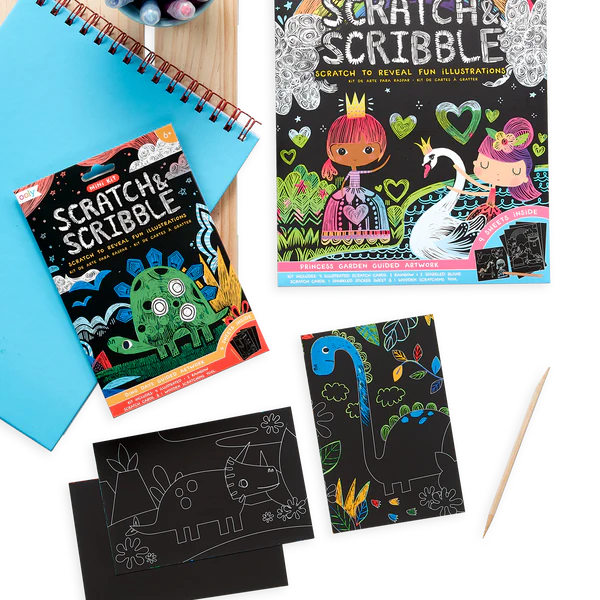 Scratch & Scribble: Mini Kit - Dino Days