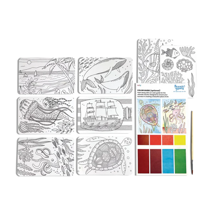 Scenic Hues D.I.Y. Watercolor Kit Ocean Paradise