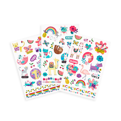 Tattoo Palooza Temporary Glitter Tattoo: Funtastic Friends