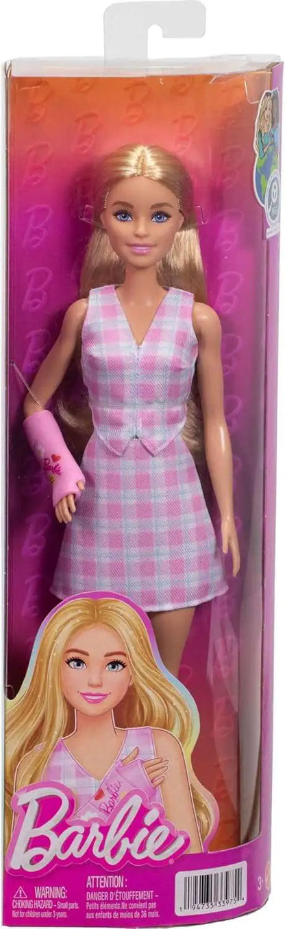 Barbie Fashionista - Blonde Hair with Pink Plaid Skirt
