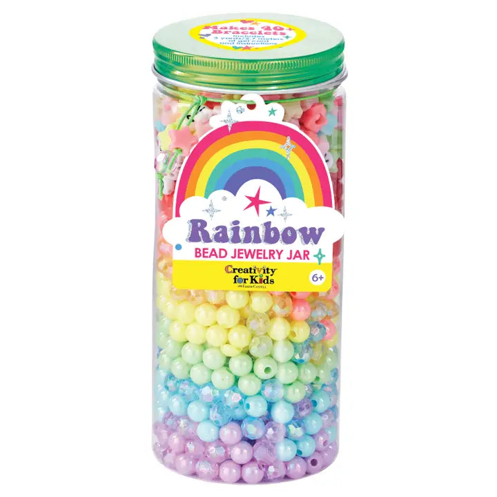Bead Jewelry Jar Assorted