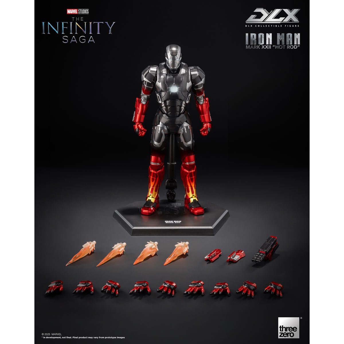 Marvel Infinity Saga Iron Man Mark 22 Hot Rod DLX 1:12 Scale Action Figure