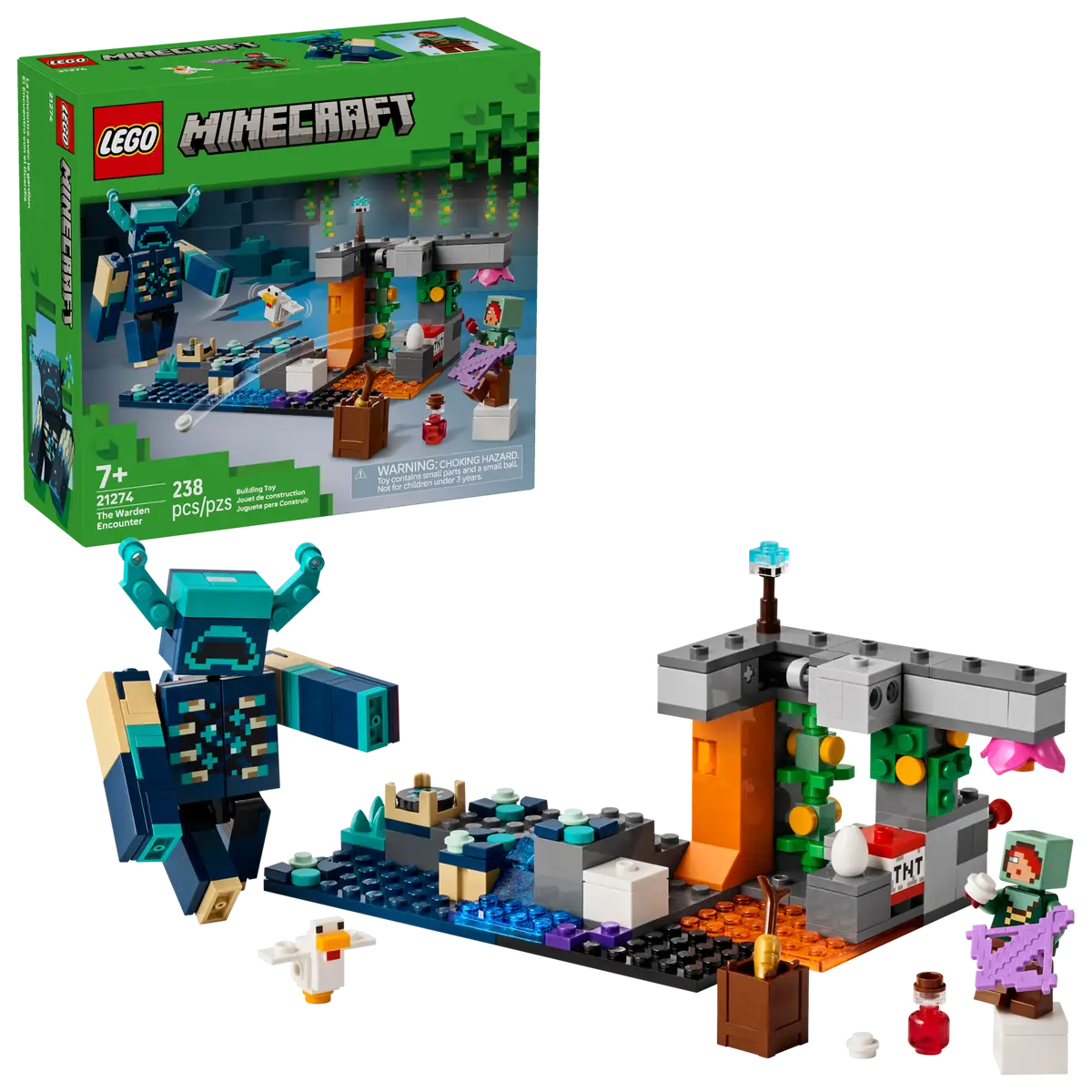LEGO® Minecraft® The Warden Encounter (21274)