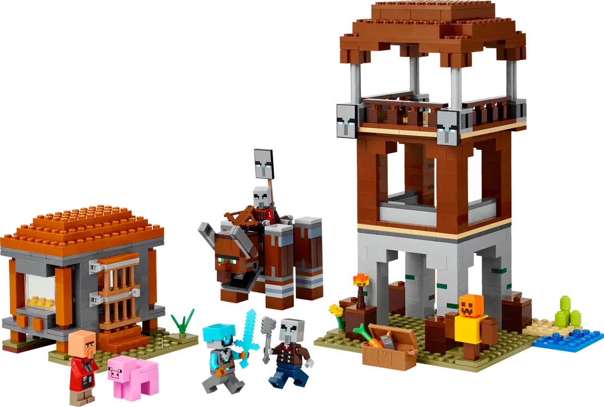 LEGO® Minecraft® The Pillager Outpost and Ravager (21278)