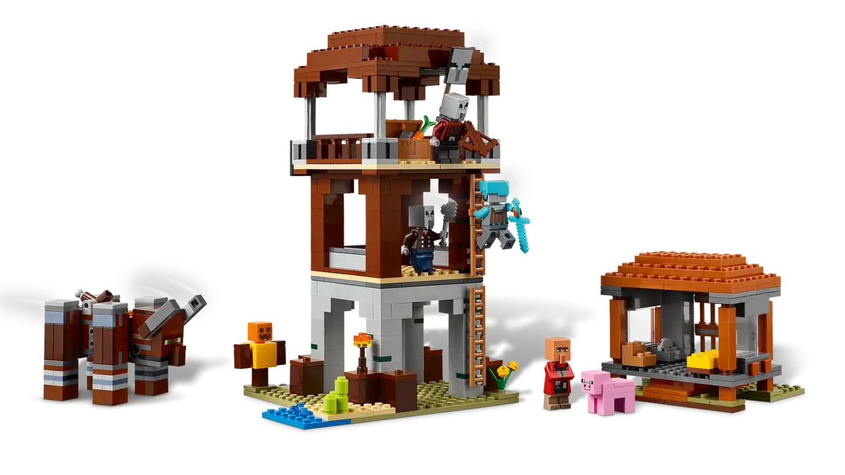 LEGO® Minecraft® The Pillager Outpost and Ravager (21278)