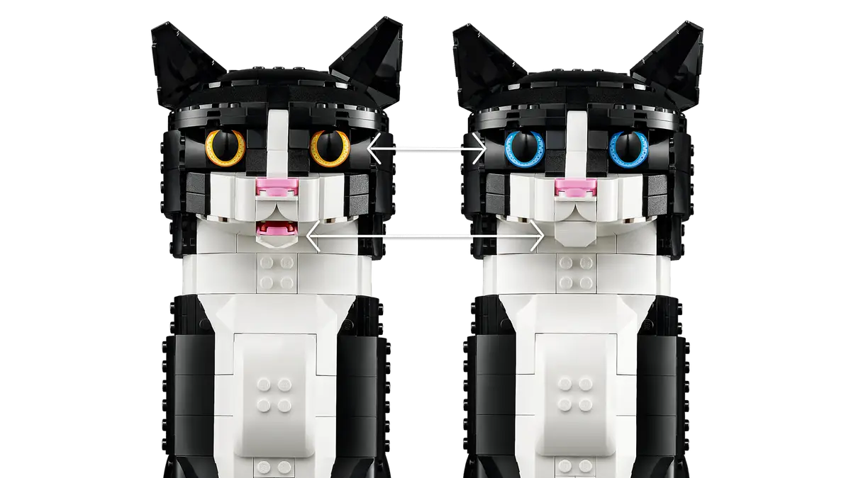 LEGO® Ideas Tuxedo Cat (21349)