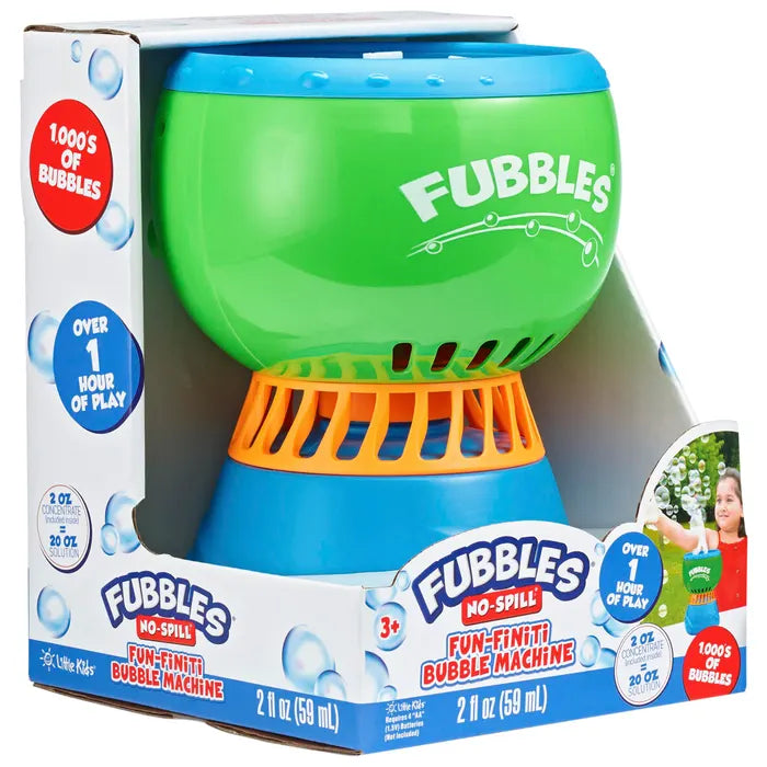 No-Spill Fun-Finiti Bubble Machine