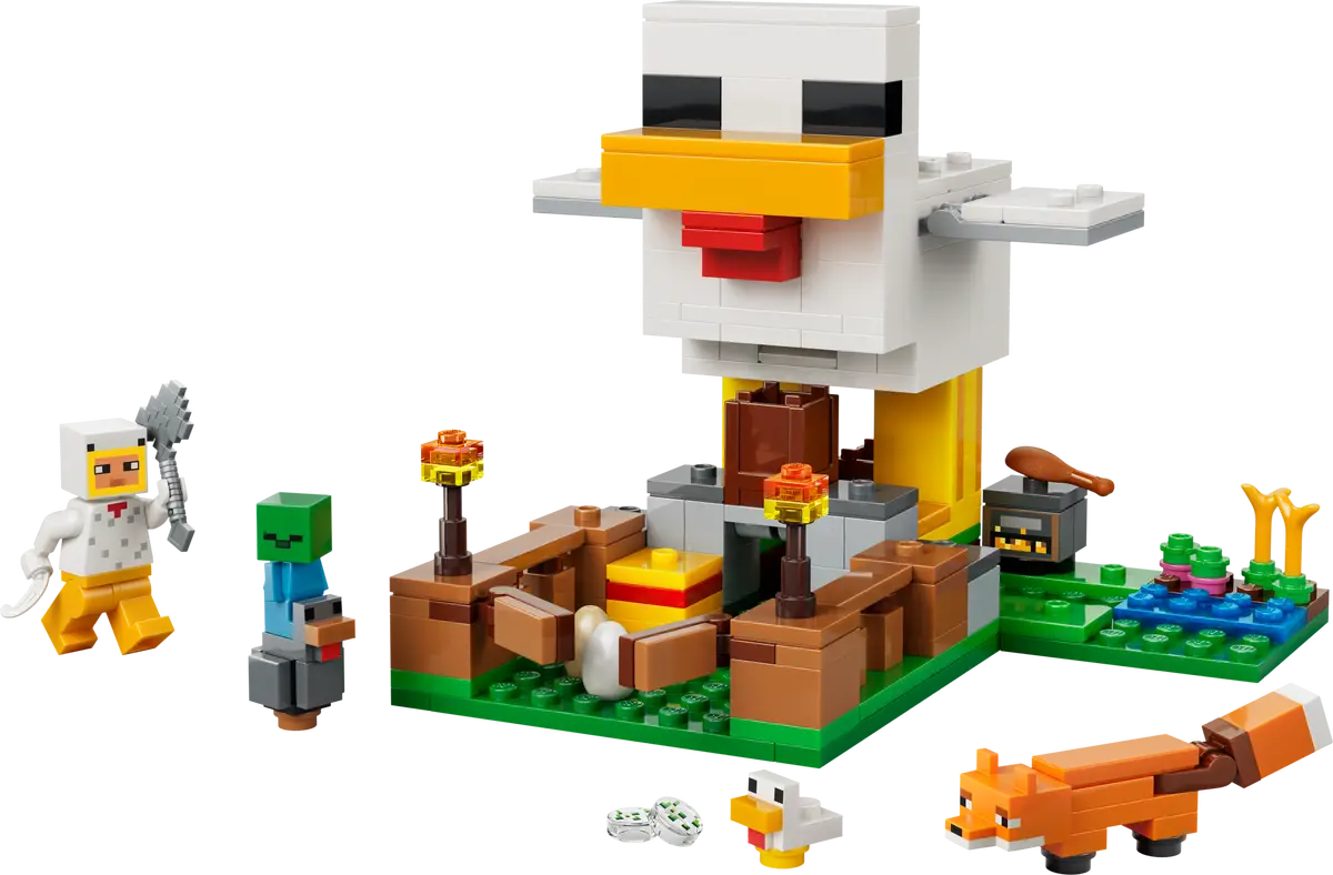 LEGO® Minecraft® Chicken Farm (21585)