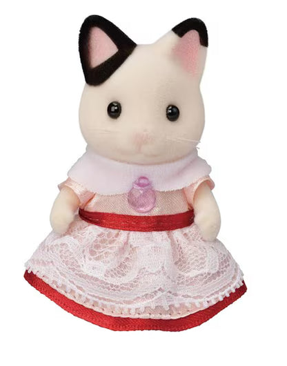 Party Time Playset - Tuxedo Cat Girl - Calico Critters
