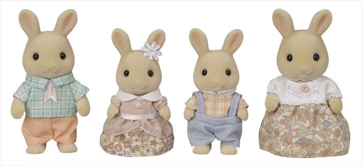 Milk Rabbit Family - Calico Critters