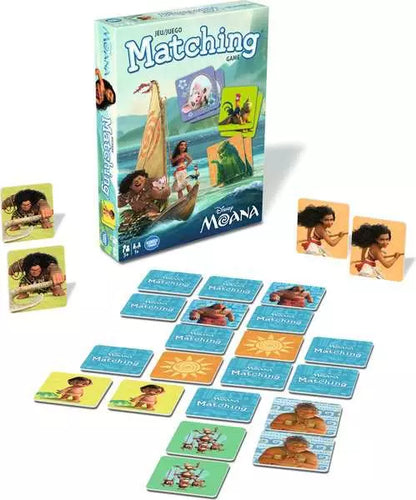Moana Matching Game - Trilingual - Card & Travel Game