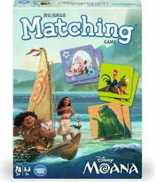 Moana Matching Game - Trilingual - Card & Travel Game