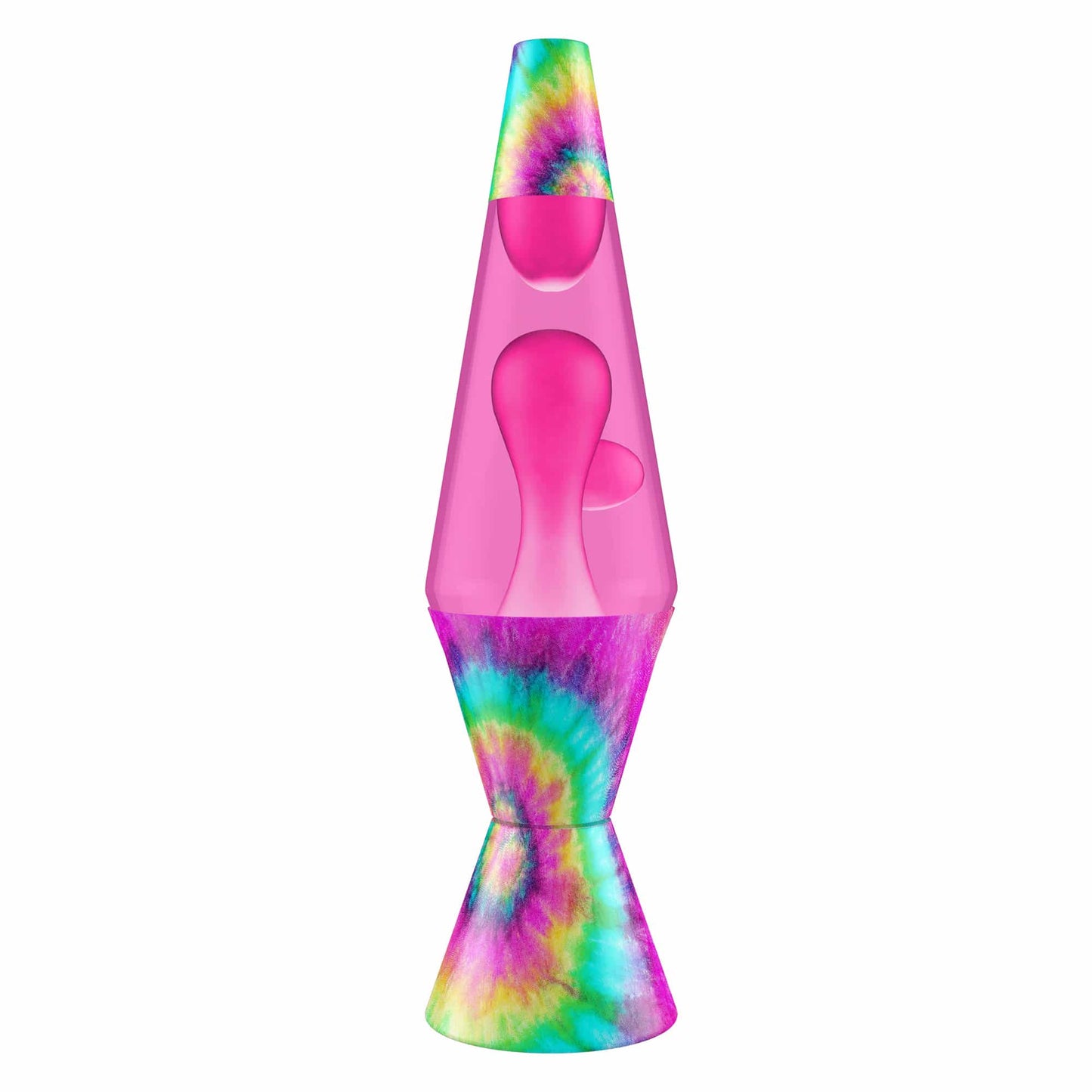 *Lava Lamp 14.5in Spiral Tie Dye Pink/Pink