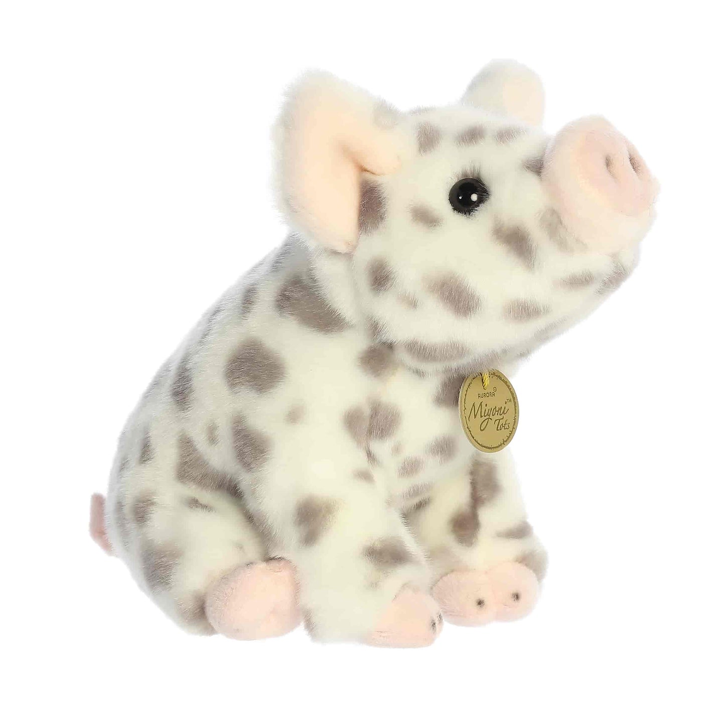 Seated Spotted Piglet - Miyoni 10"