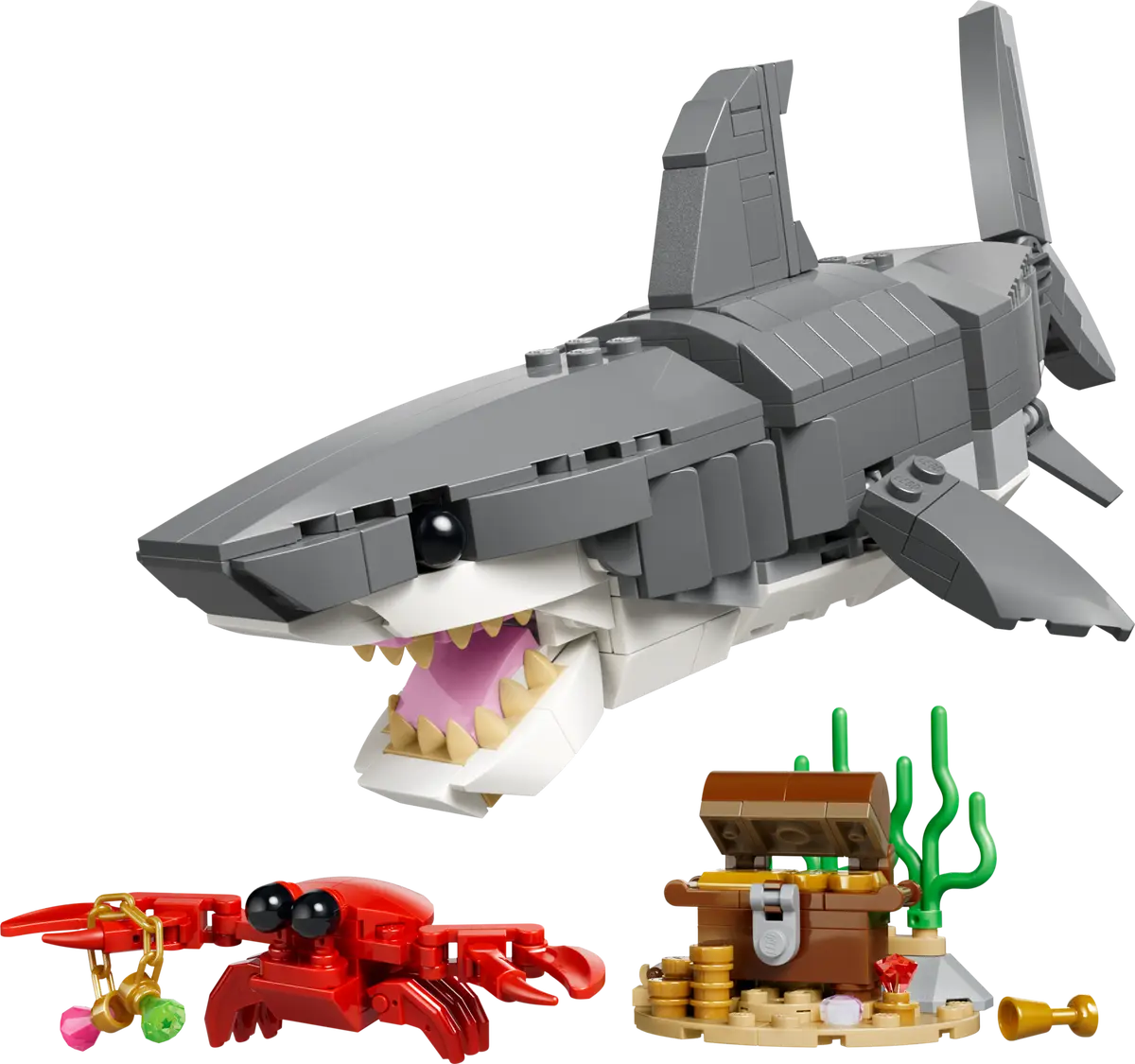 LEGO® Creator 3in1 Fierce Shark with a Treasure Chest (31381)