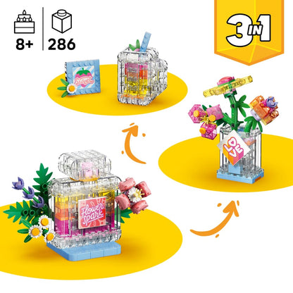LEGO® Creator 3 in 1 Floral Decor Perfume Bottle (31383)
