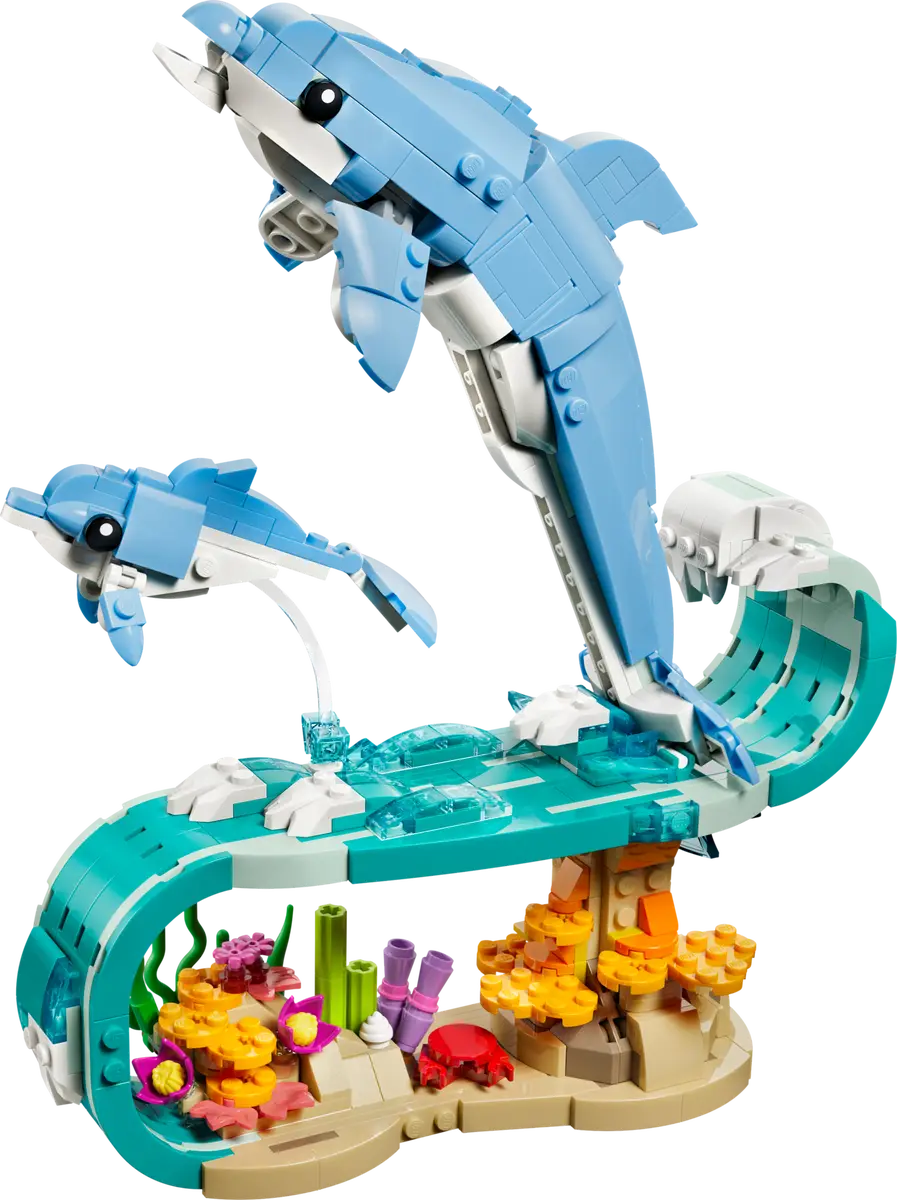 LEGO® Creator 3in1 Sea Animals: Beautiful Dolphins (31385)