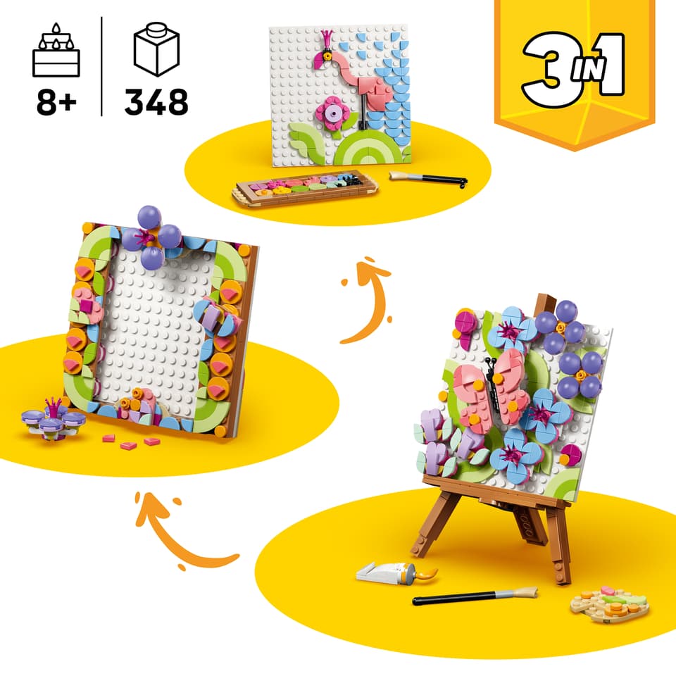 LEGO® Creator Floral Art Decor Painting (31390)