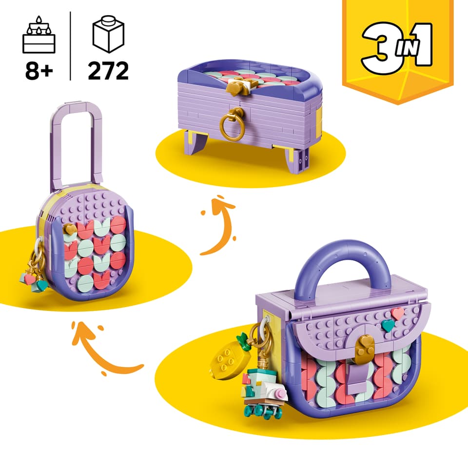 LEGO® Creator 3 in 1 Art Fashion Bag with Storage (31391)