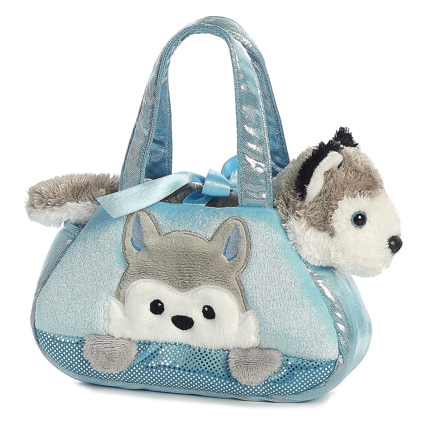 Peek-A-Boo Husky - Fancy Pals 7"